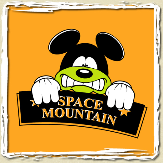 tee shirt Space Mountain