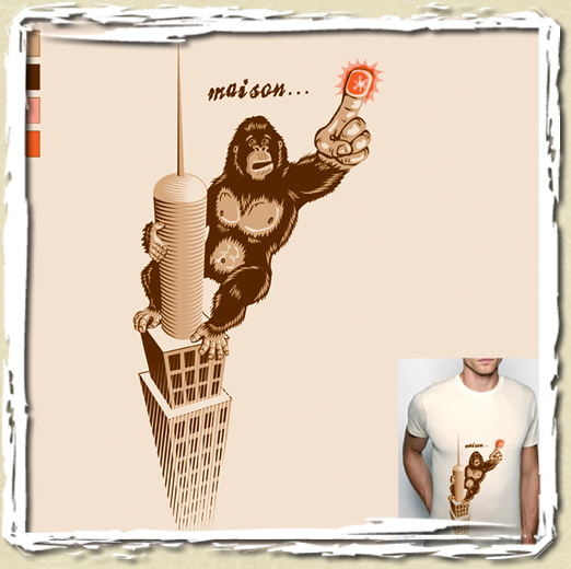tee shirt ET-Kong