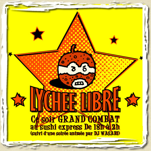 tee shirt Lychee Libre
