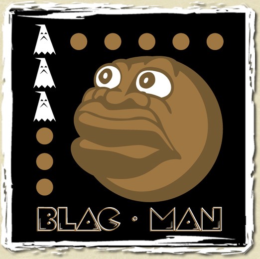 tee shirt Blac-Man