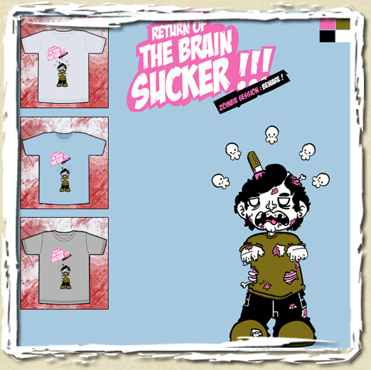 tee shirt The brain's sucker