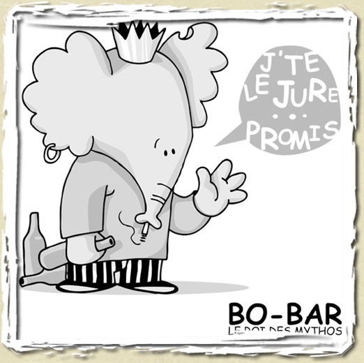 tee shirt BOBAR le cousin caché de BABAR...