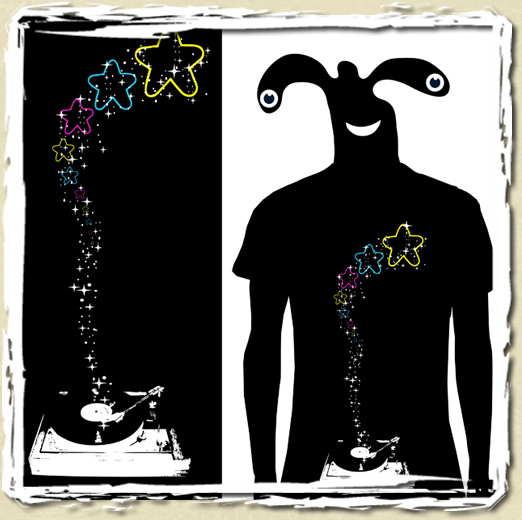 tee shirt Diamant vinyle