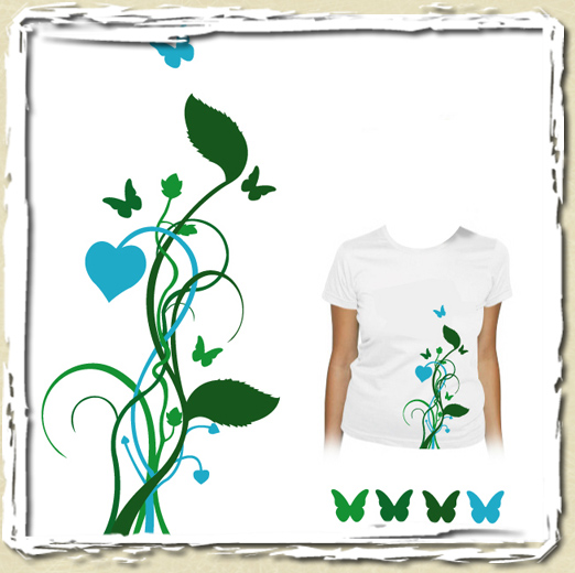 tee shirt Fresh Summer