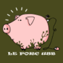 tee shirt PORC USB