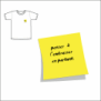 tee shirt Post-it