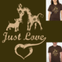tee shirt Just Love