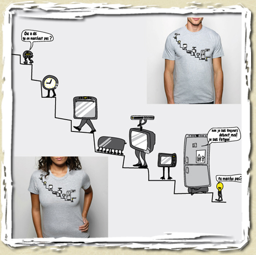 tee shirt La marche