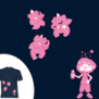 tee shirt Z�ph�lants roses