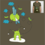 tee shirt Lulu in the sky