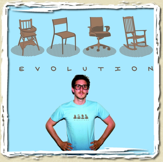 tee shirt Evolution