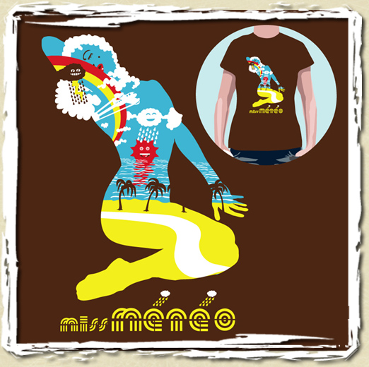 tee shirt Miss Météo