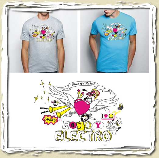 tee shirt Piece of (He)art