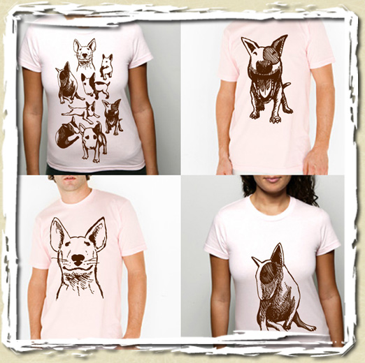 tee shirt Bull terrier série 1