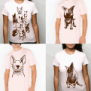 tee shirt Bull terrier s�rie 1