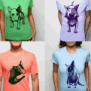 tee shirt Bull terrier s�rie 2