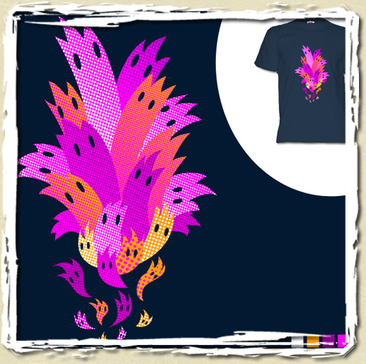 tee shirt Melting ghosts