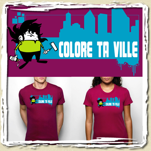 tee shirt Colore Ta Ville