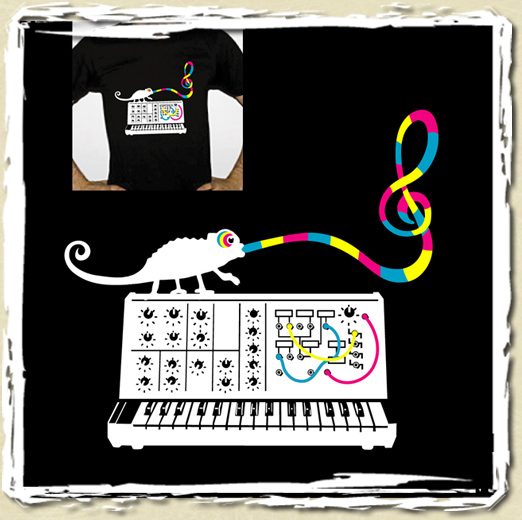 tee shirt Chameleon Music
