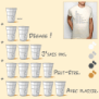 tee shirt Caf�ine