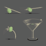 tee shirt Martini dry