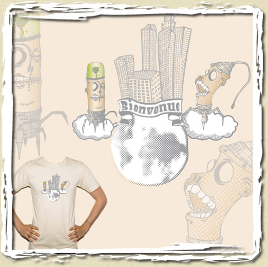 tee shirt Bienvenue