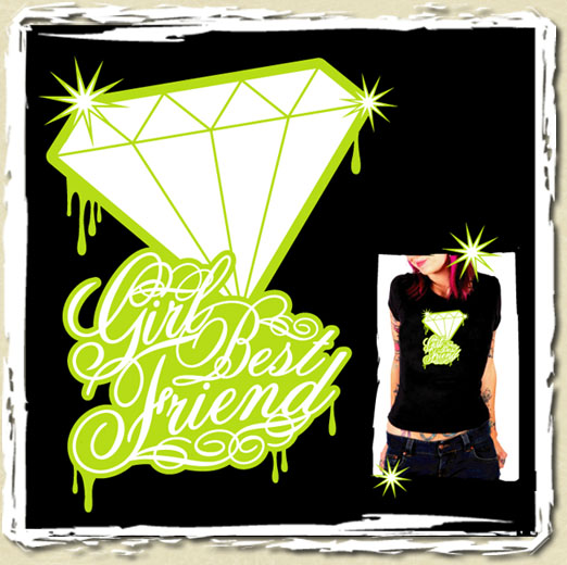 tee shirt Girl best friend