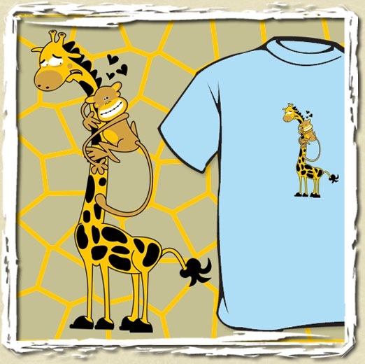 tee shirt L'amour vertigineaux