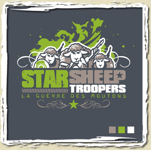tee shirt Starsheep Troopers