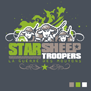 tee shirt Starsheep Troopers