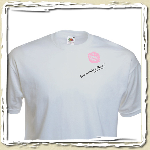 tee shirt Bons souvenris of Paris !