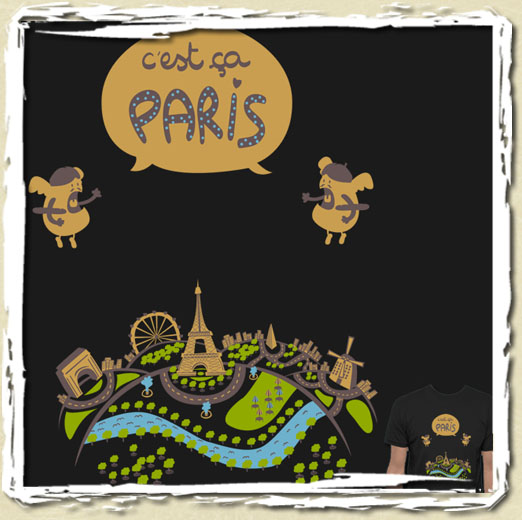 tee shirt C'est ça PARIS !
