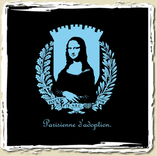 tee shirt Parisienne d'adoption