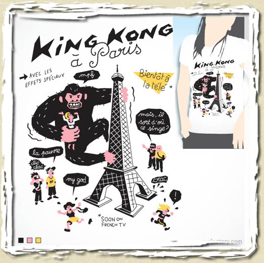 tee shirt FRENCH KONG