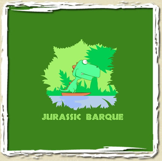 tee shirt Jurassic barque