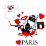 tee shirt CONCOURS PARIS "love paris"