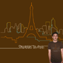 tee shirt Souvenirs de paris