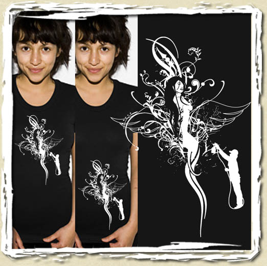 tee shirt Tribal Woman 2