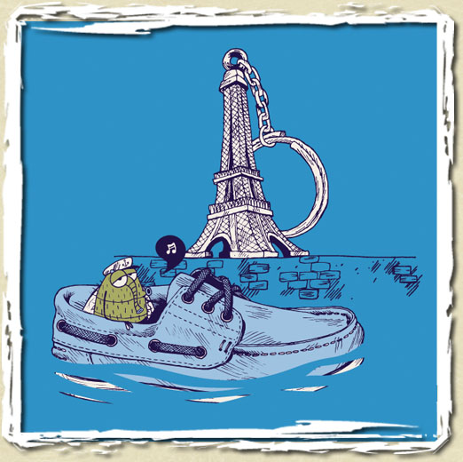 tee shirt Le bateau mouche