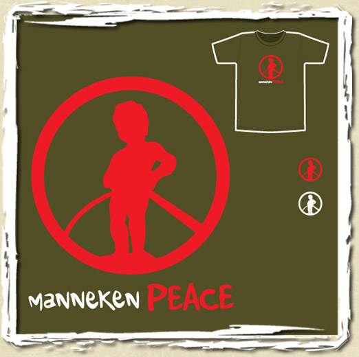 tee shirt Manneken peace