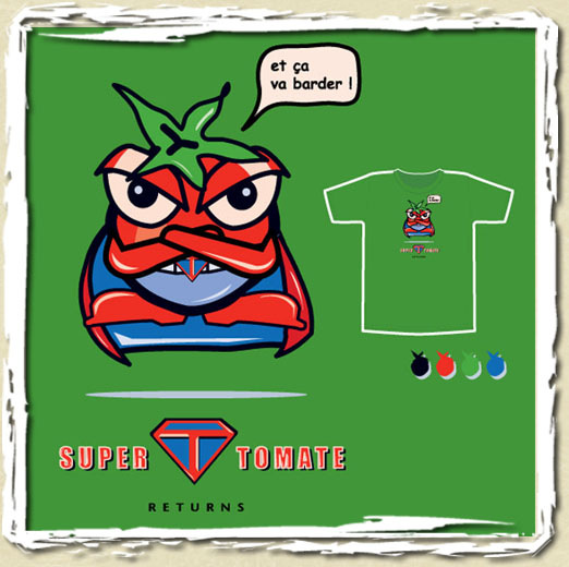 tee shirt Super tomate 2