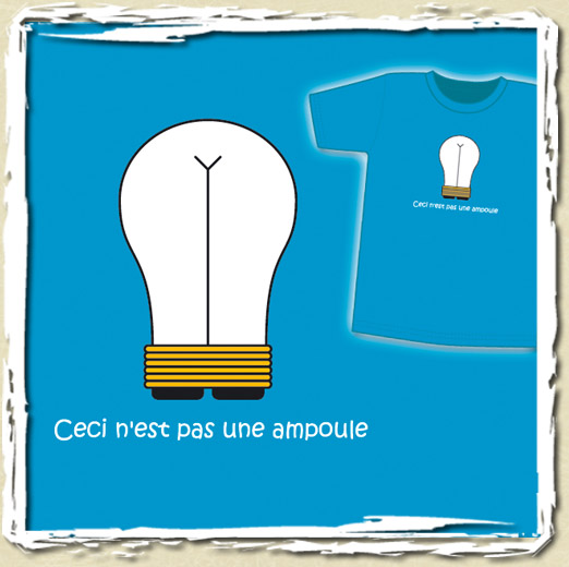 tee shirt Ampoule or not hampull