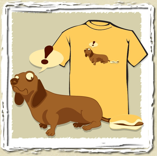 tee shirt Shock dog!