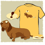 tee shirt Shock dog!