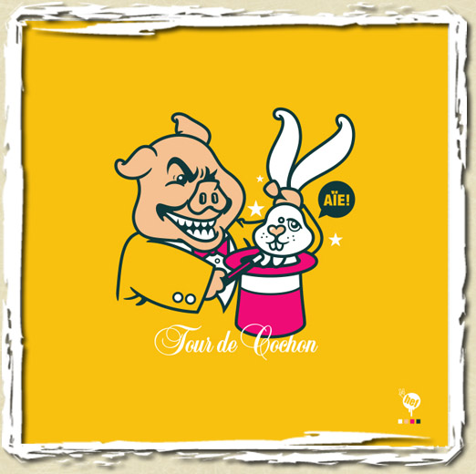 tee shirt Tour de cochon