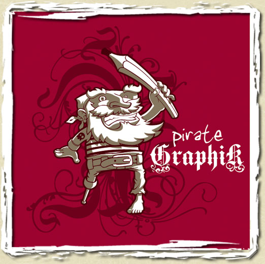 tee shirt Pirate graphik