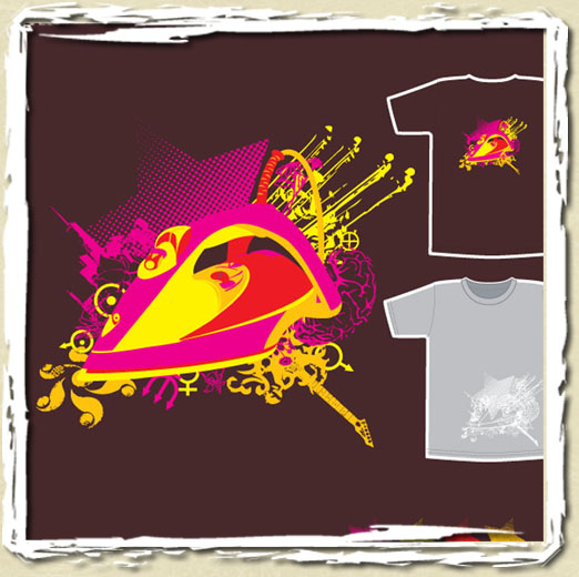 tee shirt Iron(ic) life