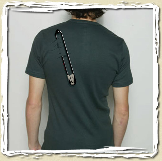 tee shirt Epingle à nourrice