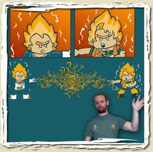 tee shirt Noodle fight