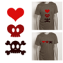 tee shirt De l'amour � la haine